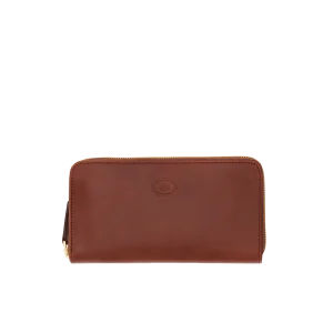 Portafoglio donna con zip The Bridge story cuoio