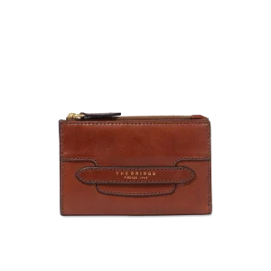 Portafoglio donna con patta small The Bridge story cuoio