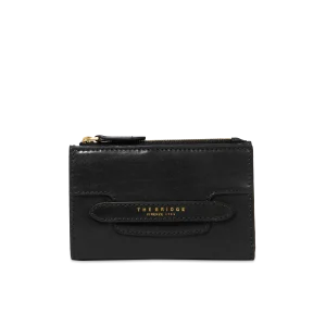 Portafoglio donna con patta small The Bridge story nero