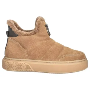 PINKO stivaletto boot YOKO 08 – BOOTIE COW SUEDE cognac