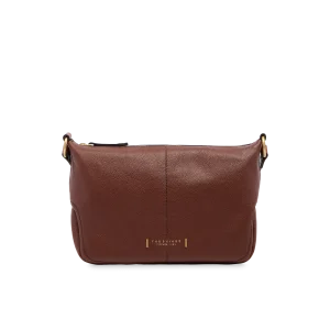 THE BRIDGE Borsa tracolla LARISSA IN PELLE MARRONE