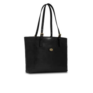 THE BRIDGE BORSA SHOPPING STORY IN PELLE NERO