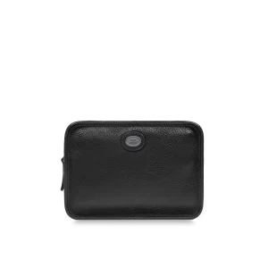 THE BRIDGE POCHETTE UOMO DA POLSO IN PELLE ISAIA NERO