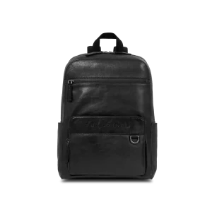 Zaino porta computer The Bridge Damiano in pelle nero