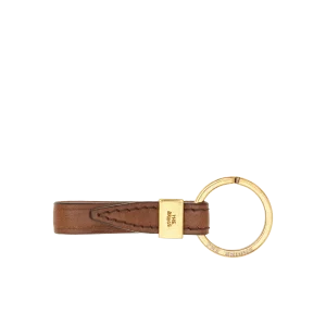 THE BRIDGE portachiavi story in cuoio marrone