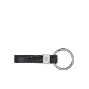 THE BRIDGE portachiavi story in cuoio nero