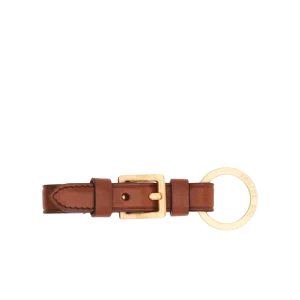 THE BRIDGE portachiavi duccio in cuoio marrone