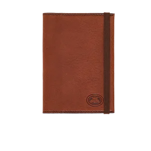 THE BRIDGE Porta passaporto ISAIA in pelle marrone