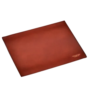 THE BRIDGE Sottomano da scrivania in pelle marrone