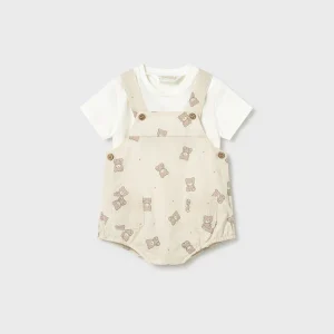 Salopette teddy neonato Mayoral