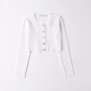 Cardigan bianco bambina – Comfort e stile