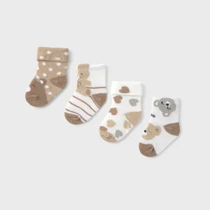 Set 4 calzini neonata