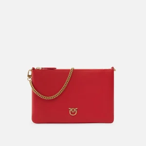 PINKO Classic Flat Love Bag Simply ROSSO