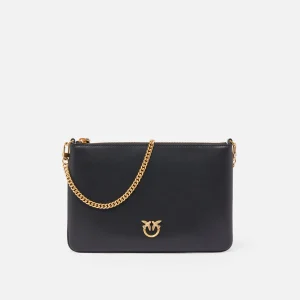 PINKO Classic Flat Love Bag Simply NERO