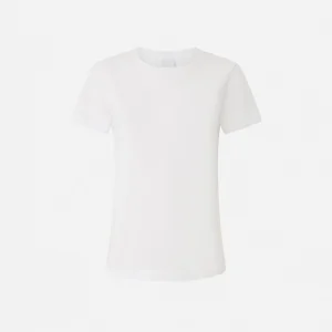 T-shirt mezze maniche ricamo logo PINKO bianco