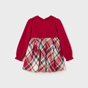 Vestito combined stampato baby femmina Mayoral