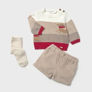 Completo 3 pezzi neonato Mayoral