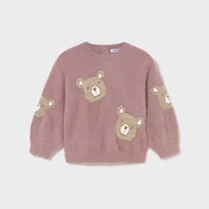 Maglione con orso baby femmina Mayoral