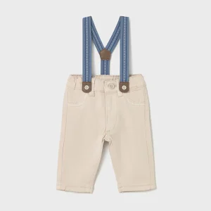 Pantalone lungo bretelle