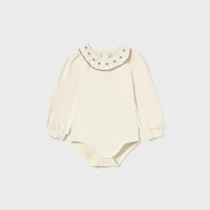 Body colletto ricamato baby femmina Mayoral