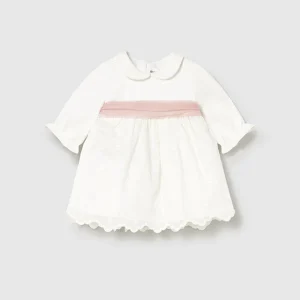 Vestito combinato ricamato