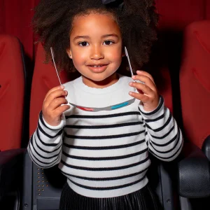 Maglione tricot righe bambina Mayoral