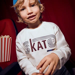 Maglietta scritte skate bambino Mayoral