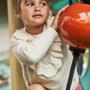 Maglione tricot trafori bambina Mayoral