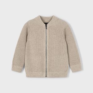 Cardigan in maglia con zip bambino  Mayoral