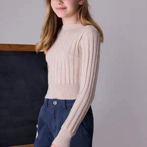 Maglione con dettagli canalé ragazza Mayoral