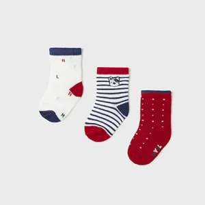 Pack 3 calzini con stampa per neonato Mayoral