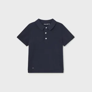 Polo a maglia di cotone baby maschio