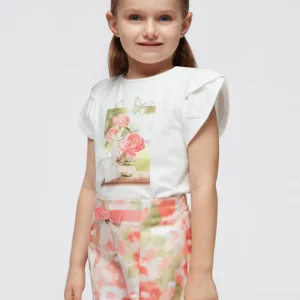 Pantaloncino stampato bambina