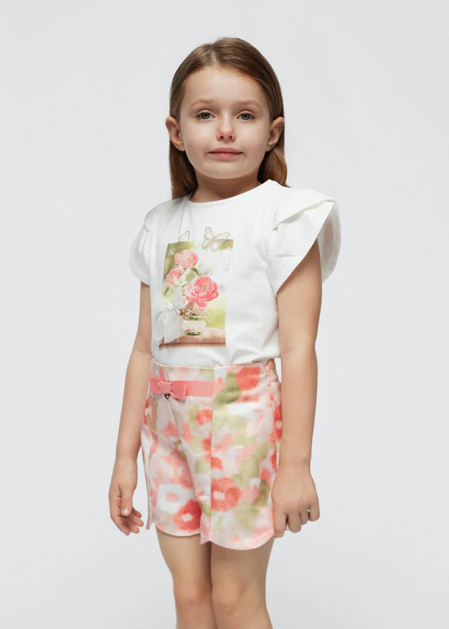 Pantaloncino stampato bambina - immagine 3