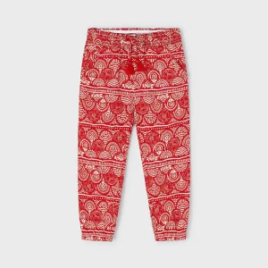Pantalone lungo stampato bambina