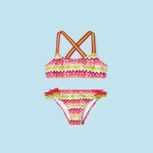 Bikini zigzag bambina