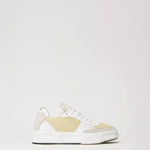 TWINSET Sneakers Fessura con inserti a contrasto giallo