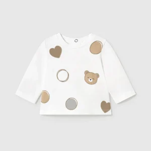 Maglietta Manica Lunga Dolci Orsetti