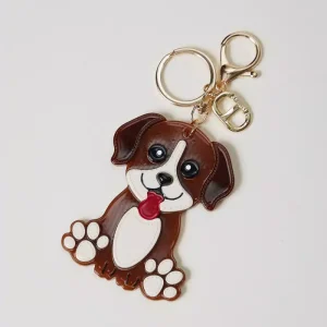 TWIN SET portachiavi CANE in resina