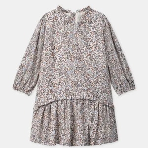 Abito stampato floreale per bambine