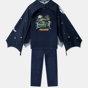 Pyjama bleu marine + cape Garçon
