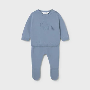 Completo tricot con ghettina neonato Mayoral