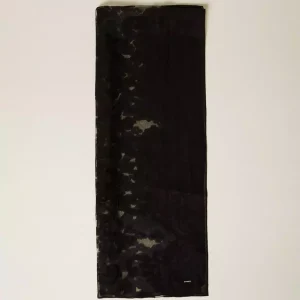 TWINSET stola in pizzo lavorato nero