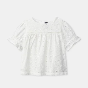 Blusa ecru ricamata Baby Girl