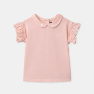 T-shirt rose clair Bébé Fille