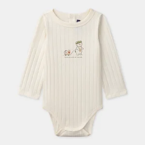 Body avorio stampato con orsetti per bambino
