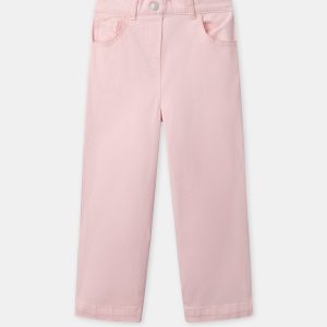 Pantaloni rosa a gamba larga per bambine