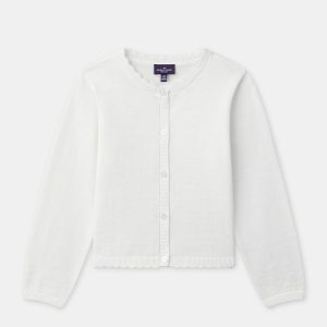 Cardigan Ecru per Ragazze