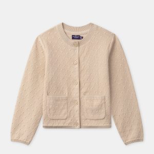 Cardigan beige Bambina