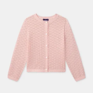 Gilet rose Fille